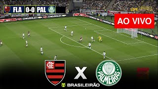 🔴Flamengo x Palmeiras ao vivo  jogo de simulação de efootball pes [upl. by Tucker772]