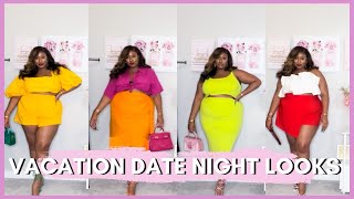 Vacation Date Night Outfits ft Fashion to Figure Plus Size Vacation Outfits Simply Sonja [upl. by Irtimd]