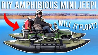 Will the mini jeep make it to Moab Ep6 Amphibious offroad THE END [upl. by Arries]