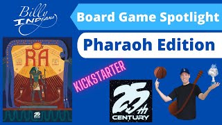 Ra Board Game Spotlight Review The Pharaoh Edition a Modern Reiner Knizia Classic remade [upl. by Gradey621]