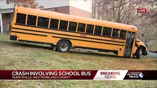 School bus crash in Murrysville [upl. by Rostand]