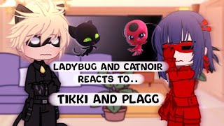 Ladybug and Cat Noir reacts to🎀  Miraculous Ladybug  Gacha Club [upl. by Nireves]