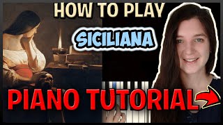 How To Play quotSICILIANAquot Flute Sonata BWV 1031 JS Bach  Easy Synthesia Piano Tutorial HD [upl. by Keelia]