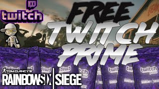 How to Get Twitch Prime Free Rainbow Six Seige [upl. by Aiuqenehs]