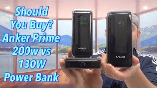 Should You Buy Anker Prime 200w vs 130W Power Bank [upl. by Annawoj35]