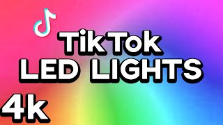 4K 3 HOURS of TIKTOK LED COLOR LIGHTS  No Music or Ads  Mood Light SMOOTH [upl. by Yenot69]