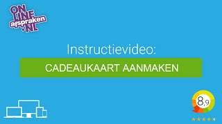 Instructievideo Cadeaukaart aanmaken [upl. by Gustin]