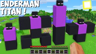 What is THE BEST WAY TO SPAWN A SUPER GIANT ENDERMAN TITAN in Minecraft  NEW ENDERMAN [upl. by Katrinka]