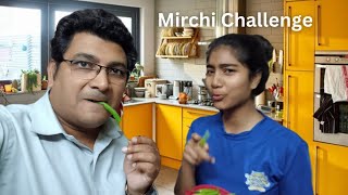 Abhipsa Ke Sath Mirch Challenge 🙂  Food Vlog  Jeetendra Badatya Vlogs [upl. by Aliac]