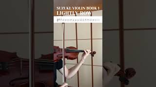 Lightly Row  Suzuki Violin Book 1 [upl. by Niram]