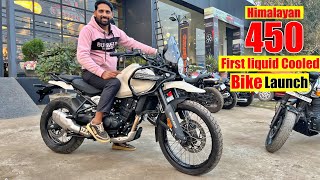 Royal Enfield Himalayan 450 New Model 2024 first liquid cooled bike Launch full review [upl. by Suckow]