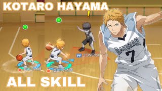 KOTARO HAYAMA All Skill  Kuroko no Basket Street Rivals 葉山小太郎 技能展示！  黑子的籃球SR [upl. by Alasteir]