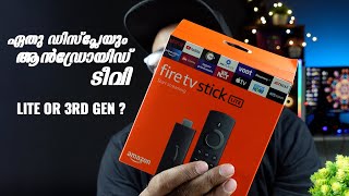 Amazon Fire stick Lite or 3rd Gen   ഏതു ഡിസ്‌പ്ലേയും ഇനി ആൻഡ്രോയിഡ് ടീവി [upl. by Ainalem479]