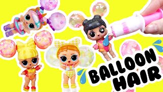 LOL Surprise DIY Water Balloon Surprise Dolls During Vacation Crafts for Kids [upl. by Enelyar880]