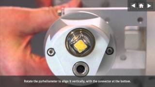 Part 3  installation of a pyrheliometer [upl. by Leinehtan]