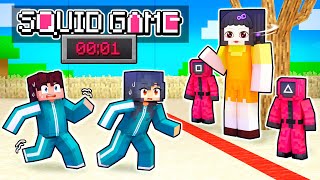 Playing SQUID GAME In Minecraft [upl. by Eenert]