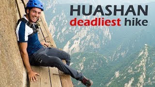 Deadliest Hiking Trail in the World  Huashan Mountain [upl. by Lello]