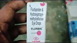 Flurbin eye drops uses in hindiflurbiprofen amp hydroxypropyl methylcellulose eye drops uses in hindi [upl. by Youngman601]