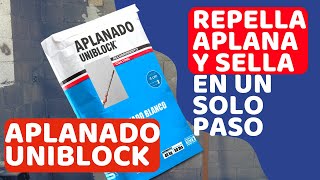 APRENDIENDO a Repellar Aplanar y Sellar con UNIBLOCK Parte 1 [upl. by Mickie913]