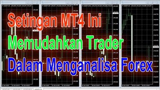 Tutorial Setting MT4 Jadi 4 Layer Pair Yang Sama [upl. by Nerak]