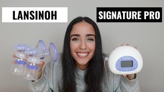 Lansinoh Signature Pro Double Electric Breast Pump Review [upl. by Adnert928]