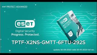 ESET NOD32 ANTIVIRUS Free Trial License activation key for 30 days  September 30 2023 [upl. by Drooff]