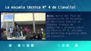 Noticias La escuela técnica Nº 4 de Llavallol [upl. by Niahs638]