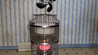 Toyostove Double Clean SC150 heater with stove fan [upl. by Annahsed252]