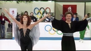 HD Marina Klimova and Sergei Ponomarenko  1992 Albertville Olympic  Free Dance [upl. by Dotti]