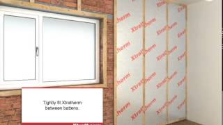 Xtratherm Drylining MF BetweenOver Battens [upl. by Lleneg121]