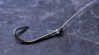 How To Snell A Fish Hook Tie this knot in 60 seconds quick easy and effective [upl. by Adlanor]