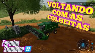 FARMING SIMULATOR 22 GAMEPLAY PT BR XBOX SÉRIES VOLTANDO COM AS COLHEITAS EP258 [upl. by Yanel295]