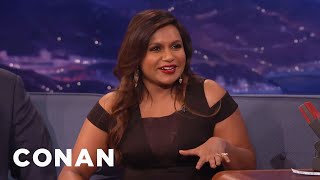 Mindy Kaling Loves McDonald’s  CONAN on TBS [upl. by Llohcin378]