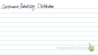 A2 Level Math Continuous Probability Distribution [upl. by Atidnan512]