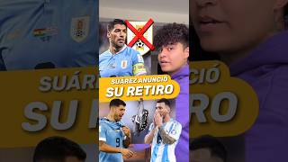 Luis Suárez anunció su retiro de la Selección de Uruguay 🇺🇾 shorts futbol viralvideo football [upl. by Nayek513]