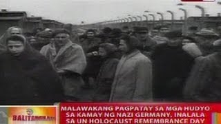 BT Pagpatay sa mga hudyo sa kamay ng Nazi Germany inalala sa UN Holocaust remembrance day [upl. by Bocoj]