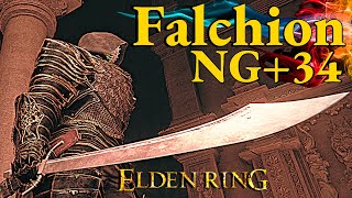 Falchion Curved Sword vs Journey 34 Elden Ring [upl. by Ilan]