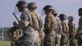 Oklahoma Guardsmen take civil disturbance training [upl. by Sebastien]