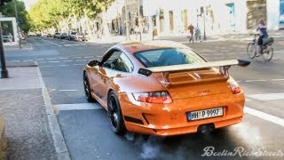 PORSCHE 997 GT3 RS  LAUNCH AND EPIC SOUND [upl. by Enomrej]