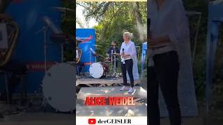 💙 Unsere Kanzlerin bekommt ein Konzert 😅 aliceweidel dergeisler afd [upl. by Etam289]