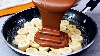 Jai découvert une façon simple et rapide de préparer un gâteau au chocolat et à la banane [upl. by Hawkie]