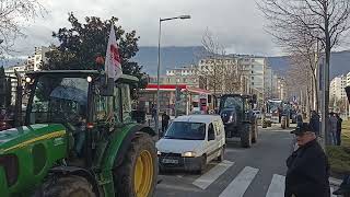 Manifestation des agriculteurs à Grenoble [upl. by Nester]