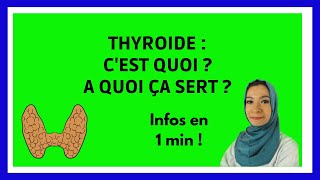 Thyroïde  cest quoi [upl. by Nosnevets]