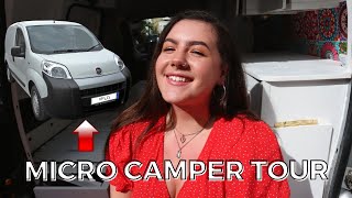 😲AMAZING MICRO CAMPER  EMPTY VAN TOUR 🚐 [upl. by Estis]