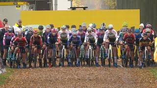 Cyclocross Merksplas Women Elite 50fps 18 Nov 2023 [upl. by Litta]