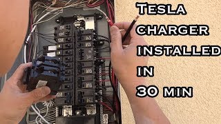 How to Install Tesla Model 3 standard Charger Outlet in 30 min NEMA 1450R [upl. by Ahsasal]