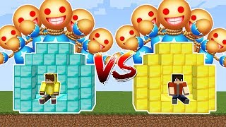 100 GÜVENLİ SIĞINAK VS KORKUNÇ BUDDY TSUNAMİ KİCK THE BUDDY 😱  Minecraft [upl. by Folger]