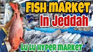 Fish Market in Jeddah Saudi Arabia  lulu hyper Market  ​⁠ZA media [upl. by Downey335]