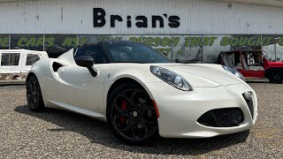 BRIANS AUTO CENTER 2016 Alfa Romeo 4C Spider [upl. by Baird509]