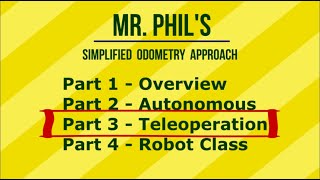 Simplified FTC Odometry Part 3 Teleoperation [upl. by Yrred]